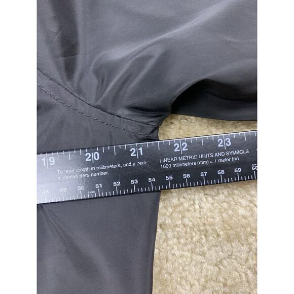 Ci Sono Womens Originals Black Rain Jacket Size S Gold zipper Spring Summer - Picture 6 of 7